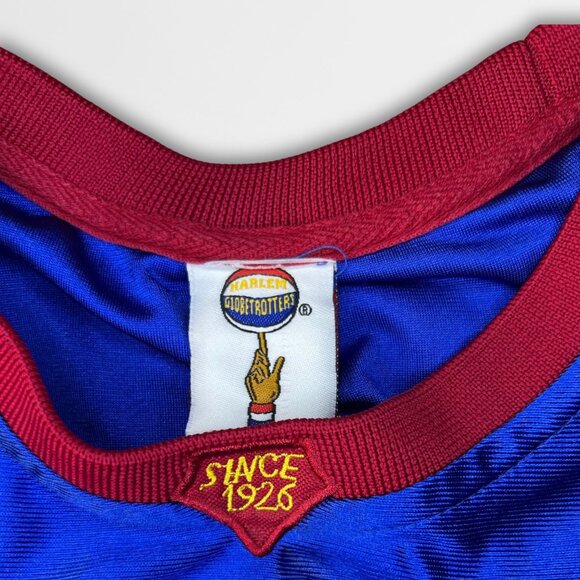 Harlem Globetrotters Basketball Jersey Blue Red White Size XS Men - Picture 4 of 6